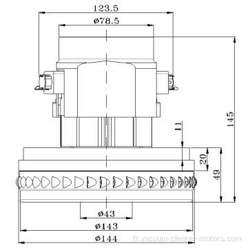 moteur d&#39;aspirateur sec-humide